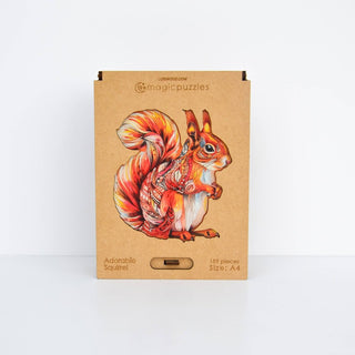 Lubiwood - Ekorn Puslespill Premium - COLORPOP