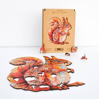 Lubiwood - Ekorn Puslespill Premium - COLORPOP