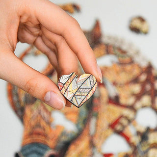 Lubiwood - Hest Puslespill Premium - COLORPOP