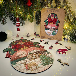 Lubiwood - Jul Puslespill Premium - COLORPOP