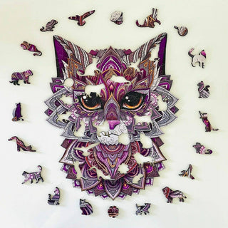 Lubiwood - Katt Puslespill Premium - COLORPOP