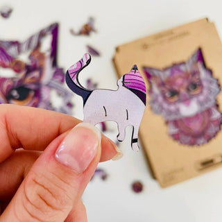 Lubiwood - Katt Puslespill Premium - COLORPOP