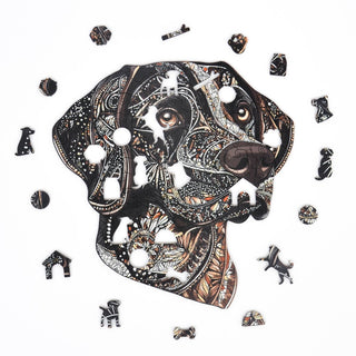 Lubiwood - Labrador Puslespill Premium - COLORPOP