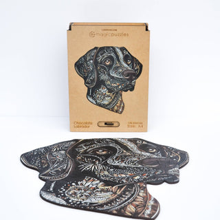 Lubiwood - Labrador Puslespill Premium - COLORPOP