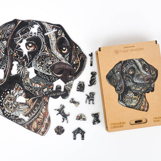 Lubiwood - Labrador Puslespill Premium - COLORPOP