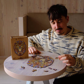 Lubiwood - Løve Puslespill Premium - COLORPOP