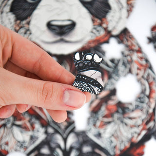 Lubiwood - Panda Puslespill Premium - COLORPOP
