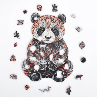 Lubiwood - Panda Puslespill Premium - COLORPOP