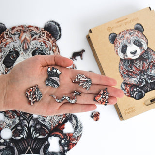 Lubiwood - Panda Puslespill Premium - COLORPOP