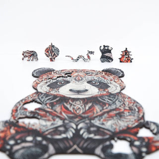 Lubiwood - Panda Puslespill Premium - COLORPOP