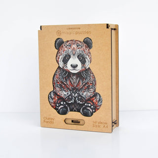 Lubiwood - Panda Puslespill Premium - COLORPOP
