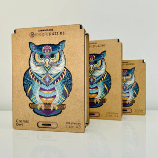 Lubiwood - Ugle Puslespill Premium - COLORPOP