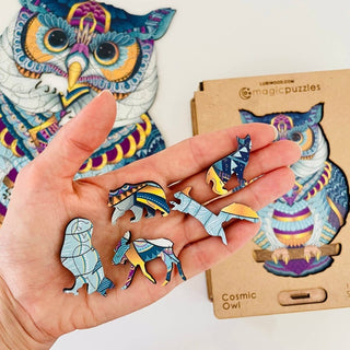 Lubiwood - Ugle Puslespill Premium - COLORPOP