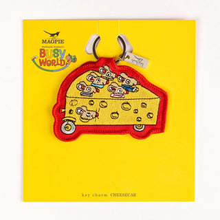 Magpie - Busy Town - CHEESECAR Key Charm - COLORPOP