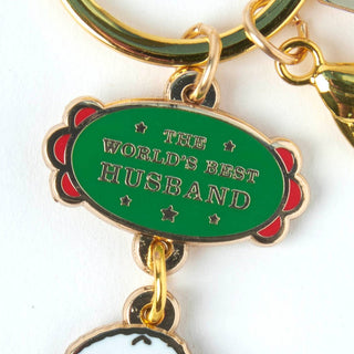 Magpie - Peanuts World's Best Husband Keyring - COLORPOP