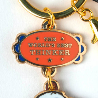 Magpie - Peanuts - World's Best Thinker Keyring - COLORPOP