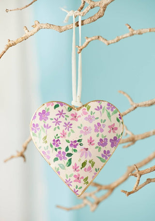 Namaste - Ditsy Floral Heart - Dekorasjon i metall - COLORPOP