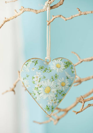 Namaste - Ditsy Floral Heart - Dekorasjon i metall - COLORPOP