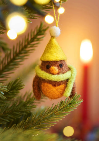 Namaste - Faire Trade Julepynt - Sett med 5 fugler - COLORPOP