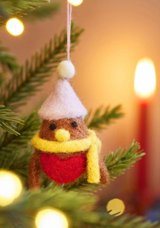 Namaste - Faire Trade Julepynt - Sett med 5 fugler - COLORPOP