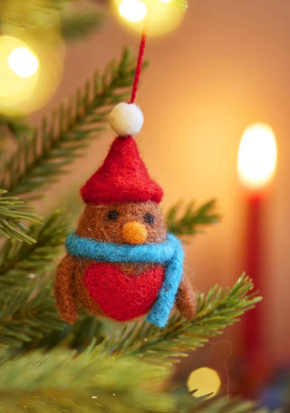 Namaste - Faire Trade Julepynt - Sett med 5 fugler - COLORPOP