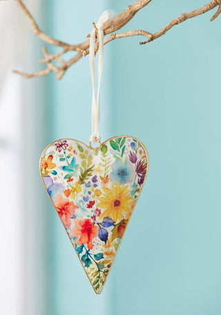 Namaste - Watercolour Floral Heart - Dekorasjon i metall - COLORPOP