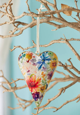 Namaste - Watercolour Floral Heart - Dekorasjon i metall - COLORPOP