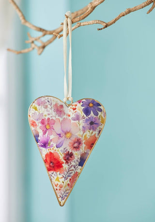 Namaste - Watercolour Floral Heart - Dekorasjon i metall - COLORPOP