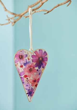 Namaste - Watercolour Floral Heart - Dekorasjon i metall - COLORPOP