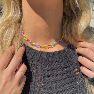 Nikki Smith Designs - Pippa Multicolor Necklace - COLORPOP