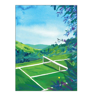 Nina Dissing - Tennis Court - A5 Print - COLORPOP