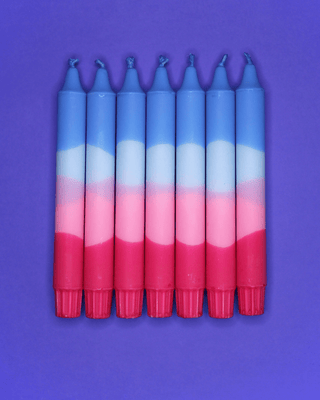 Nordtrice - Kronelys - Blå til Rosa - COLORPOP