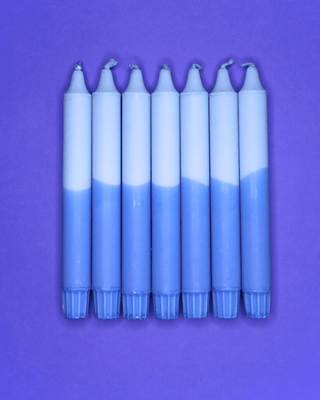 Nordtrice - Kronelys - Lyseblå og Blå - COLORPOP