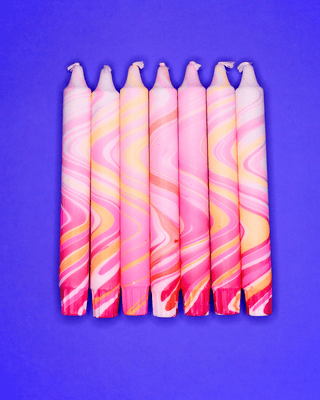 Nordtrice - Kronelys - Marble Neon - Rosa - COLORPOP