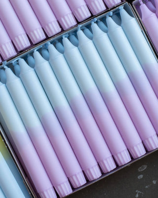 Nordtrice - Kronelys - Pastell Blå og Lilla - COLORPOP
