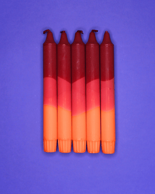 Nordtrice - Kronelys - Rød til Oransje - COLORPOP