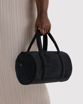 BAGGU Nylon Duffle Bag - Black