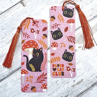 Paper Cat Club - Autumn Vibes Black Cat Bokmerke - COLORPOP