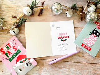 Paper Cat Club - Cute Cat Christmas Cards 3pk - COLORPOP
