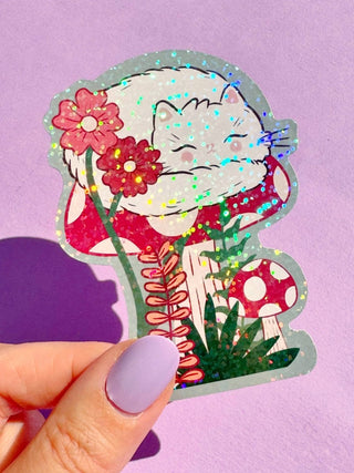 Paper Cat Club - Kitty Toadstool Klistremerke - COLORPOP