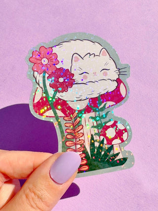 Paper Cat Club - Kitty Toadstool Klistremerke - COLORPOP