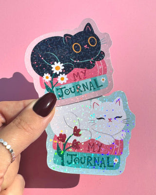 Paper Cat Club - My Journal Black Cat - Klistremerke - COLORPOP