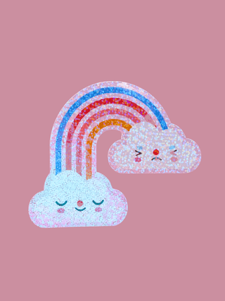 Paper Cat Club - Rainbow Glitter Klistremerke - COLORPOP