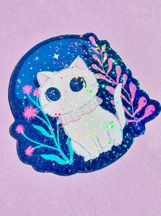 Paper Cat Club - Stargazing Cat - Klistremerke - COLORPOP