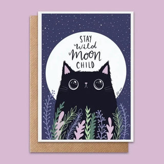 Paper Cat Club - Stay Wild Moon Child - Kort - COLORPOP