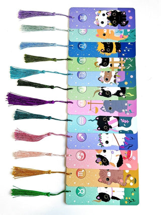 Paper Cat Club - Zodiac Kitty Stjernetegn - bokmerke - COLORPOP