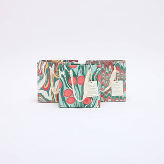 Paper Mirchi - Håndlaget Marmorert Gavepose (Small) - Christmas Splendour - COLORPOP