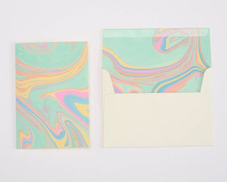 Paper Mirchi - Marmorert Kort - Pastel Punch - COLORPOP