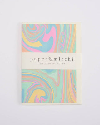 Paper Mirchi - Marmorert Kort - Pastel Punch - COLORPOP