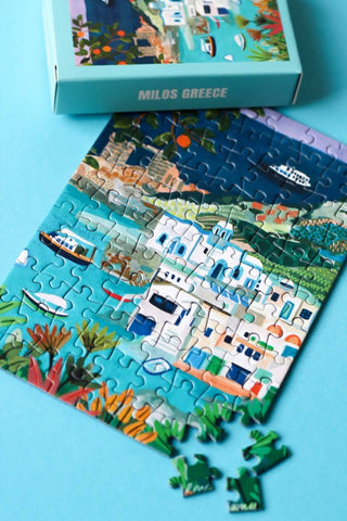 Piecely Puzzles - Milos Greece Puslespill 99 brikker - COLORPOP